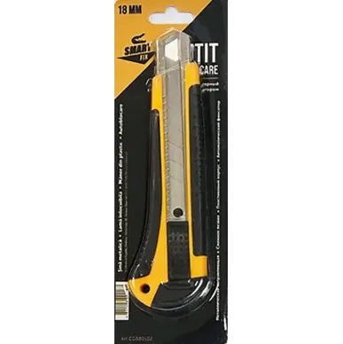 18 mm snap-off knife with dual-component handle Smart Fix