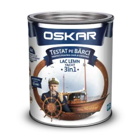 Лак для дерева 0,75 л бесцветный Yacht 3 in 1 Oskar