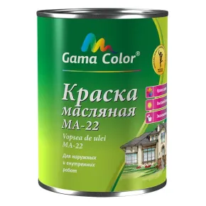 Краска масляная МА-22 ярко-зеленая Gama Color