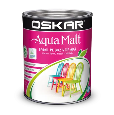Эмаль водоэмульсионная 0,6 л коричневая Distins Aqua Oskar