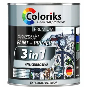Грунт-эмаль 3 в 1 синий 0,9 кг Coloris