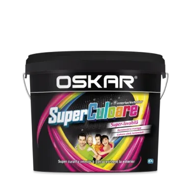Краска супер-моющаяся 2,5 л База P SuperCuloare Oskar