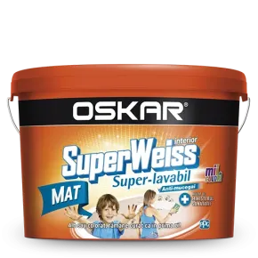 Краска супер-моющаяся 2,5 л белая Satin SuperWeiss Oskar